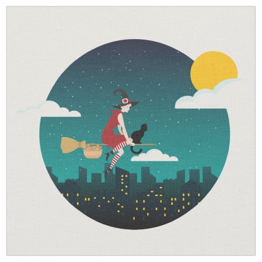 Halloween Witch tissu Befana (Fermer)