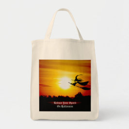 Halloween Witch Tote Bag