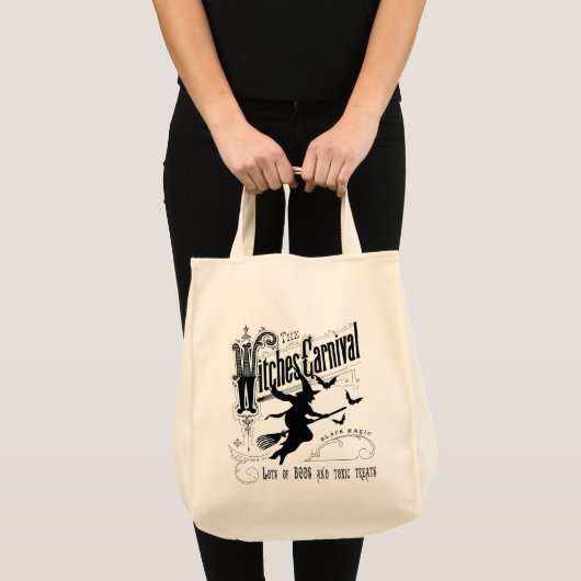  Halloween Witch Tote Bag (Voorkant (product))