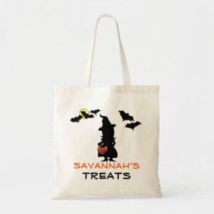 Halloween Witch Trick or treat Bag Tote Bag