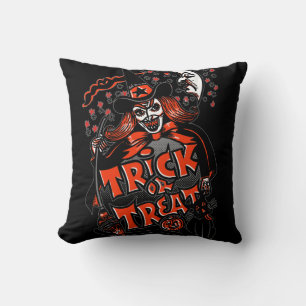 Halloween Witch Trick or treat Kussen