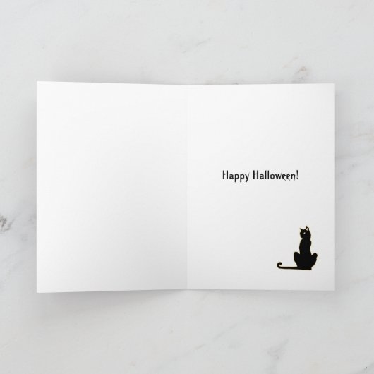  Halloween Witch van Warm Hearth Kaart (Binnen)