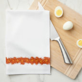  Halloween Witch w Cat Towels Theedoek (Quarter Fold)