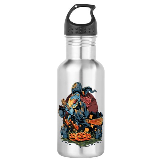 Halloween witch waterfles (Voorkant)
