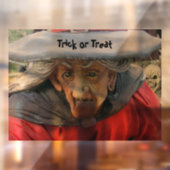 Halloween Witch Window Cling Raamsticker (Vel 2)