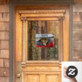 Halloween Witch Window Cling Raamsticker (Huis Deur)