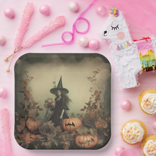  Halloween Witchcraft (3) Papieren Bordje (Feest)