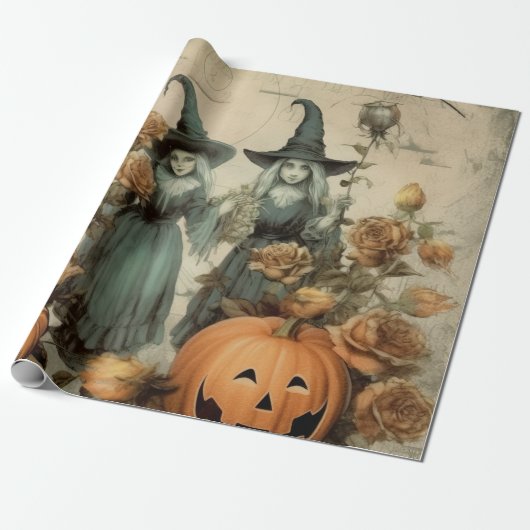 Halloween Witchcraft (6) Cadeaupapier (Uitgerold)