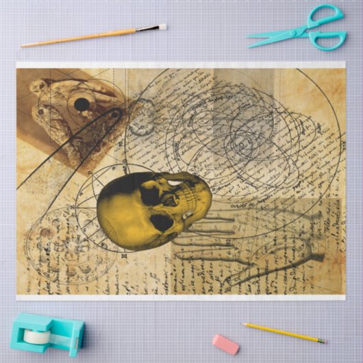 Halloween Witchcraft Alchemy Ephemera Tissuepapier (Craft)