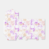 Halloween Witchcraft Patroon Neon 01 Bedankdoosjes (Uitgevouwen)