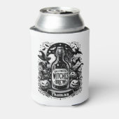 Halloween Witches Brew Gepersonaliseerd Blikjeskoeler (Blikje Achterkant)