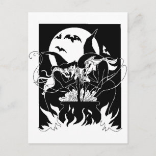 Halloween Witches Briefkaart