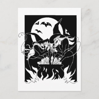 Halloween Witches Briefkaart