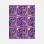 Halloween Witches Fleece Deken (Voorkant)
