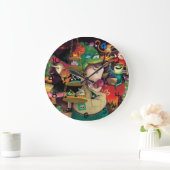 Halloween Witches Kitchen Grote Klok (Huis)