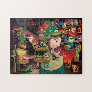 Halloween Witches Kitchen Legpuzzel