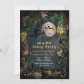 Halloween Witches Party Night Planner Uitnodiging (Voorkant)
