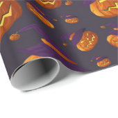 Halloween Witches Pumpkins Cadeaupapier (Rol Hoek)
