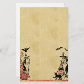Halloween Witches Stationery Briefpapier (Voorkant / Achterkant)