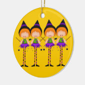 Halloween Witches-versiering Keramisch Ornament (Links)