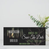 Halloween Witches Wedding Save the Date Card (2) (Staand voorkant)