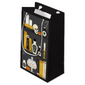 Halloween Witch's Bookshelf Gift Bag Klein Cadeauzakje (Achterkant Gekanteld)