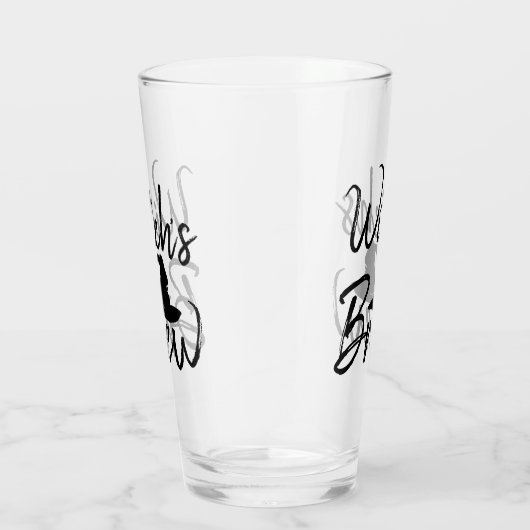 Halloween Witch's Brew Witch Pet Glas (Rechts)