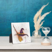 Halloween Witch's Pet en Bezem Fotoplaat (Insitu)