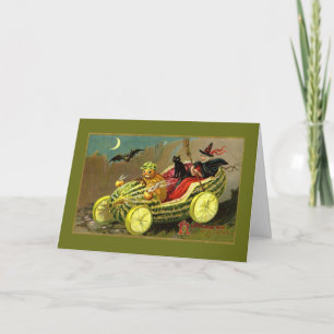 Halloween Witch's Watermeloen Auto Kaart