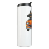 Halloween Witchy Cats Classic T-shirt Thermosbeker (Gedraaid links)