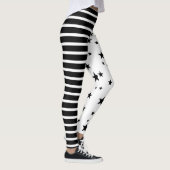 Halloween witchy gestreepte leggings (Rechts)