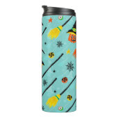 Halloween Witchy Naadloos Thema Thermosbeker (Geroteerd rechts)