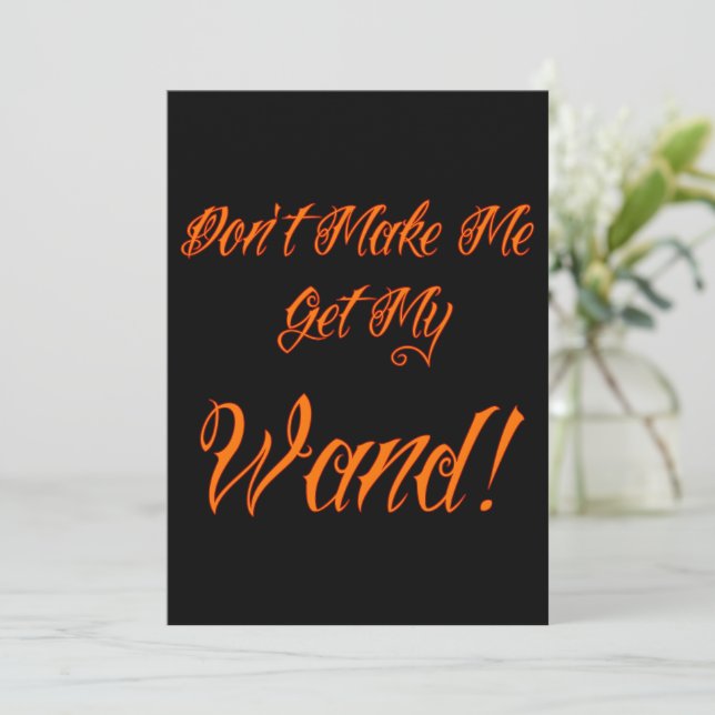 Halloween Witchy Quote (Staand voorkant)