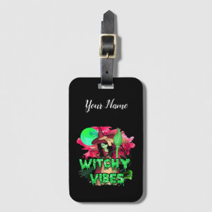 Halloween Witchy Vibes Bagagelabel