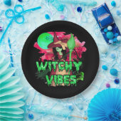 Halloween Witchy Vibes Papieren Bordje (Feest)