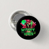 Halloween Witchy Vibes Ronde Button 3,2 Cm (Voorkant /achterkant)