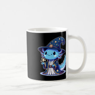 Halloween Wizard Funny Axolotl Koffiemok