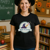 Halloween Wizard Pet & toverstokleraar T-shirt