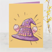 Halloween - Wizard Way to the Sweets Kaart (Gele Bloem)