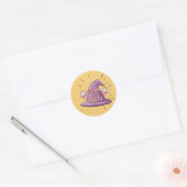 Halloween - Wizard Way to the Sweets Ronde Sticker (Envelop)