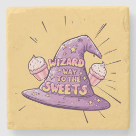 Halloween - Wizard Way to the Sweets Stenen Onderzetter