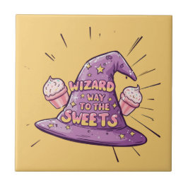 Halloween - Wizard Way to the Sweets Tegeltje