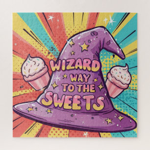 Halloween-Wizard Weg naar de snoepjes Legpuzzel