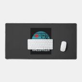Halloween Wolf Kerkhof Maan Vector Bureaumat (Keyboard & Muis)