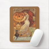 Halloween  Woman en Jack o' Lantern Muismat (Met muis)