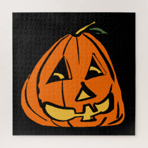 Halloween Wonky Pumpkin Legpuzzel
