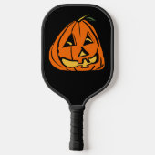Halloween Wonky Pumpkin Pickleball Paddle (Achterkant)
