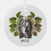 Halloween Woodland Glas Ornament (Voorkant)