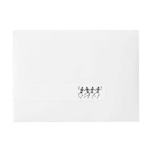 Halloween Wrap rond Etiketten Omwikkelbaar Adreslabel (Voorkant)