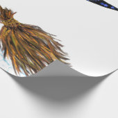 Halloween Wrapping Paper Witch Pumpkin Flying Cadeaupapier (Hoek)